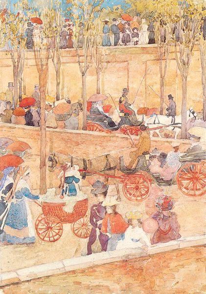 Maurice Prendergast Afternoon. Pincian Hill